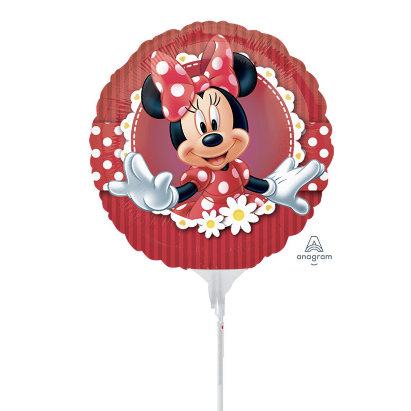 Anagram Air Filled 9in Minnie Mouse Balloon