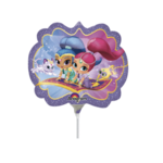 Anagram Air Filled 14in Shimmer &Shine Balloon