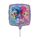 Anagram Air Filled 9in Shimmer & Shine Balloon