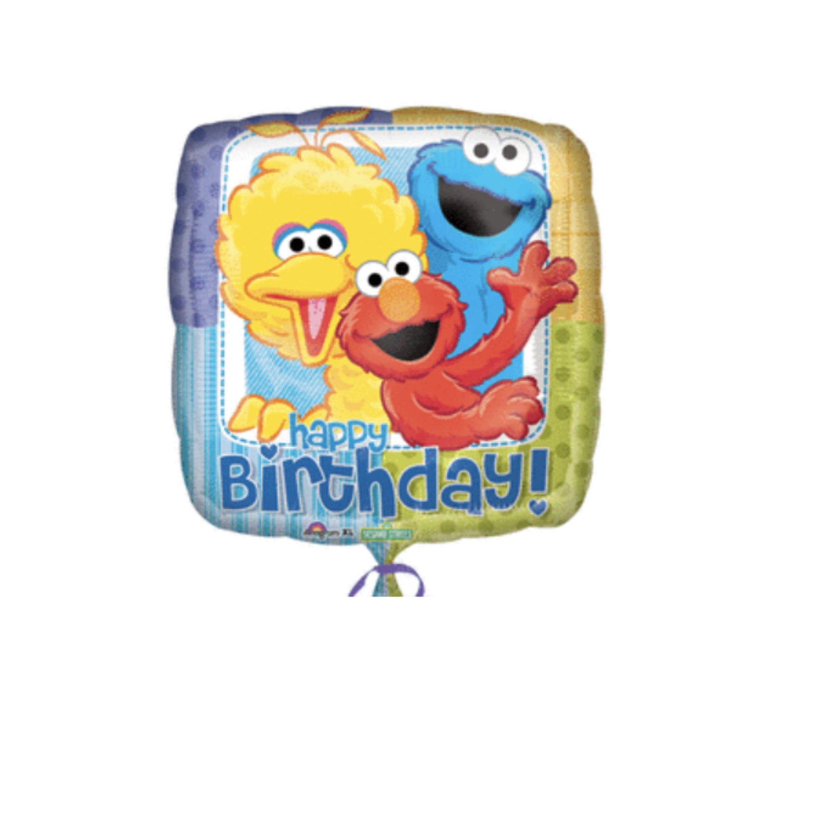Anagram 18" Happy Bday Sesame Street Balloon
