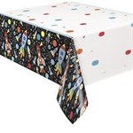 Outer Space Rectangular Plastic Table Cover  54" x 84"