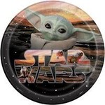 Mandalorian The Child Round 9" Dinner Plates 8ct