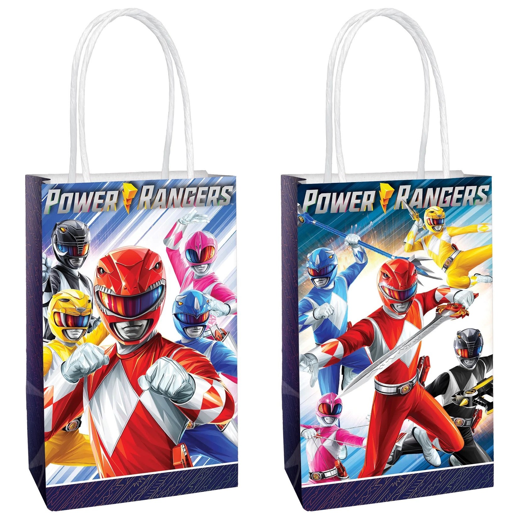 Power Rangers Paper Loot Bags