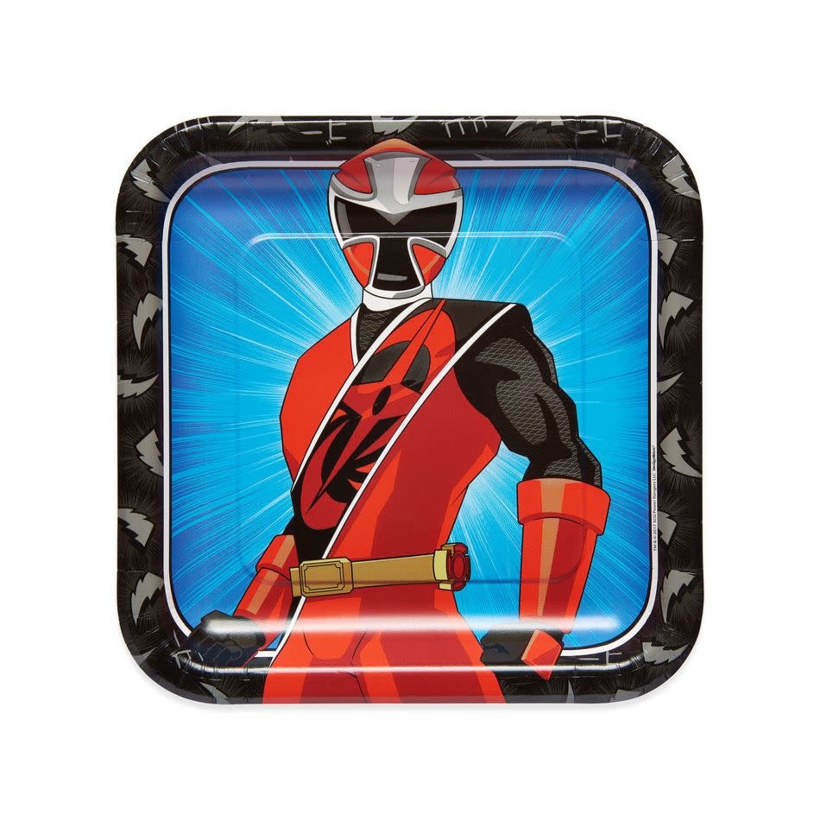 Power Rangers Lunch Plate 8ct