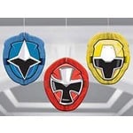 Power Rangers Honeycomb Decorations