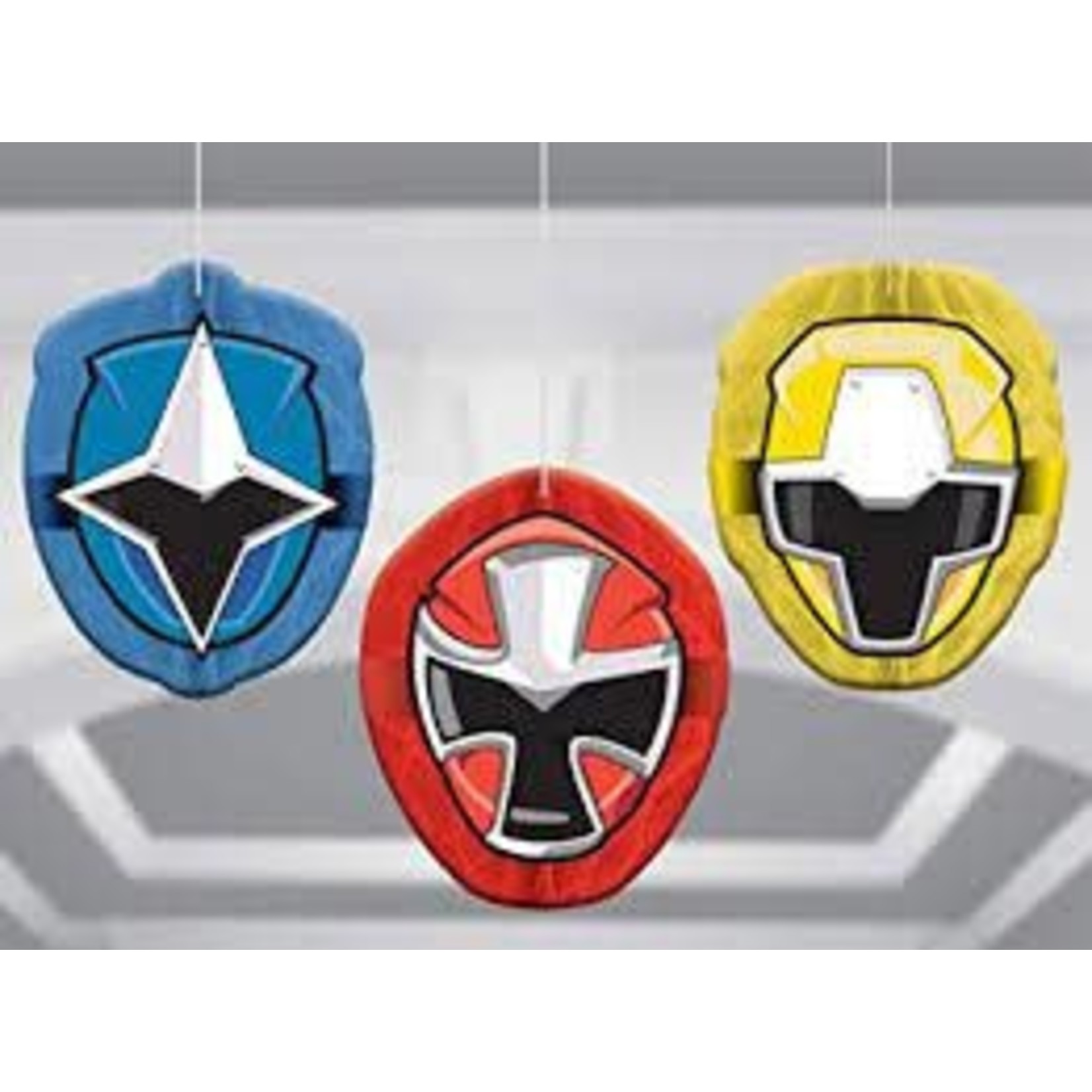 Power Rangers Honeycomb Decorations