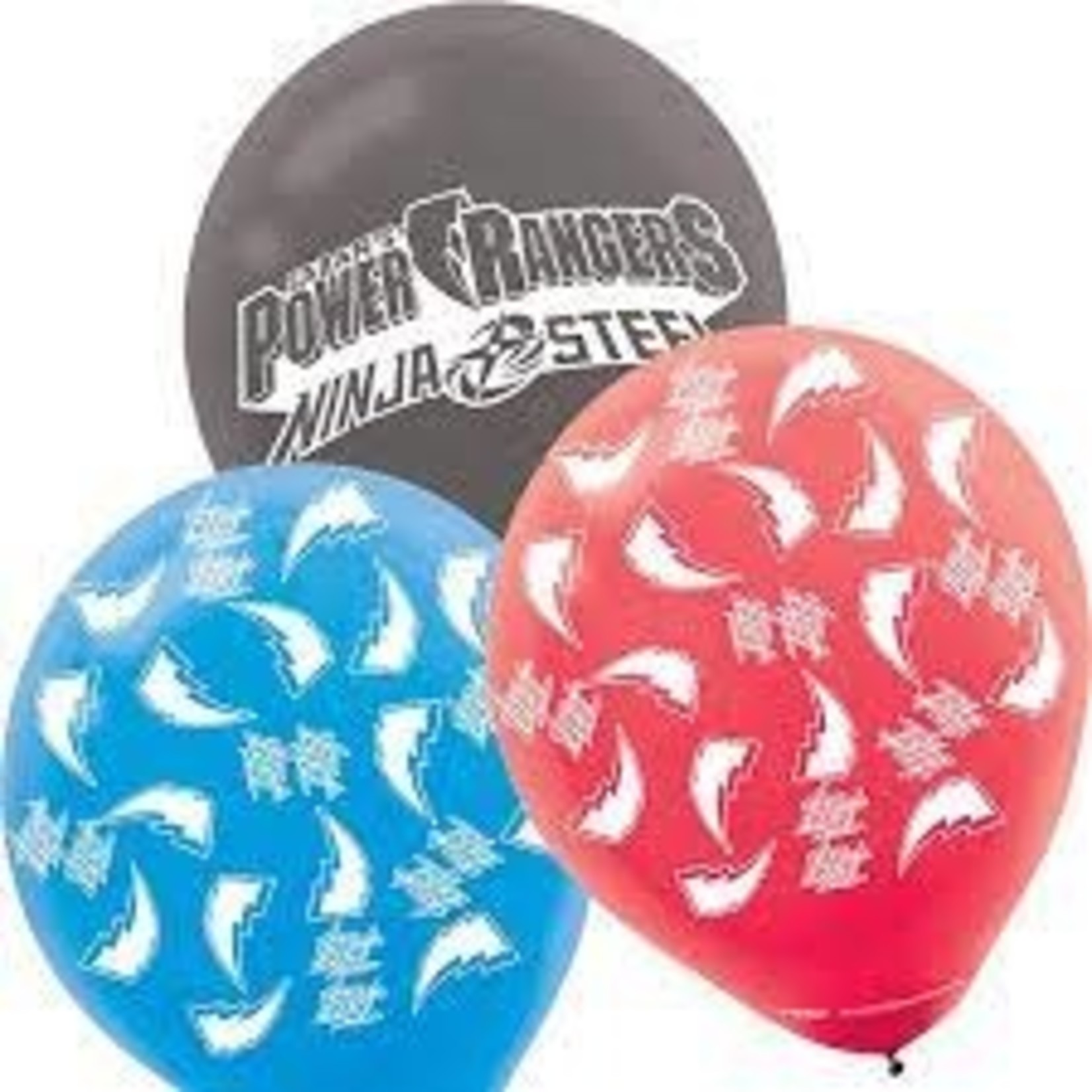 Power Rangers 6 Latex Balloons