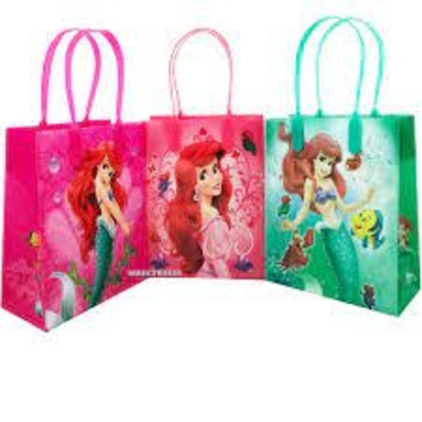 The Little Mermaid Plastic Treat Bags 12pcs