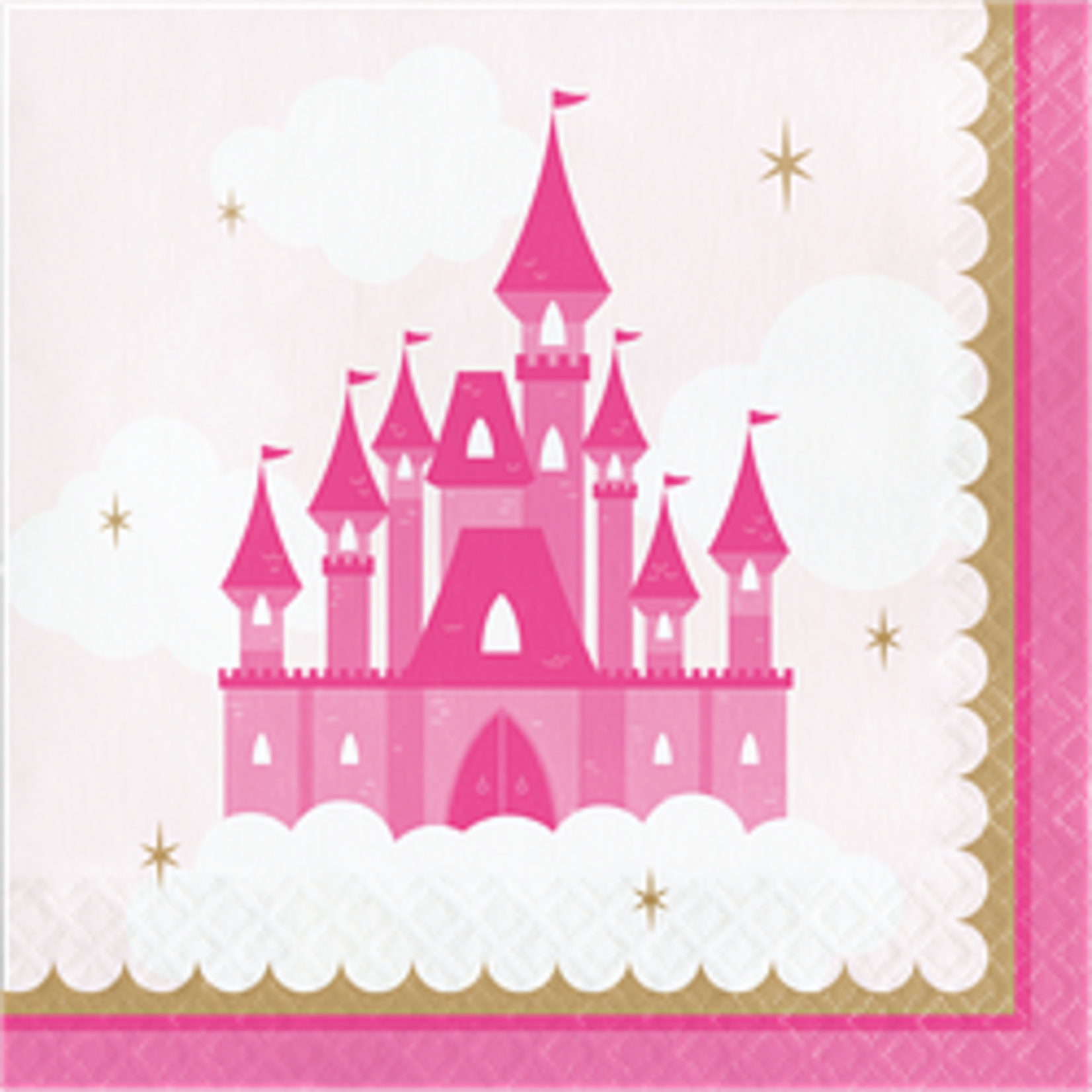 Princess Castle Lunch Napkins 16ct