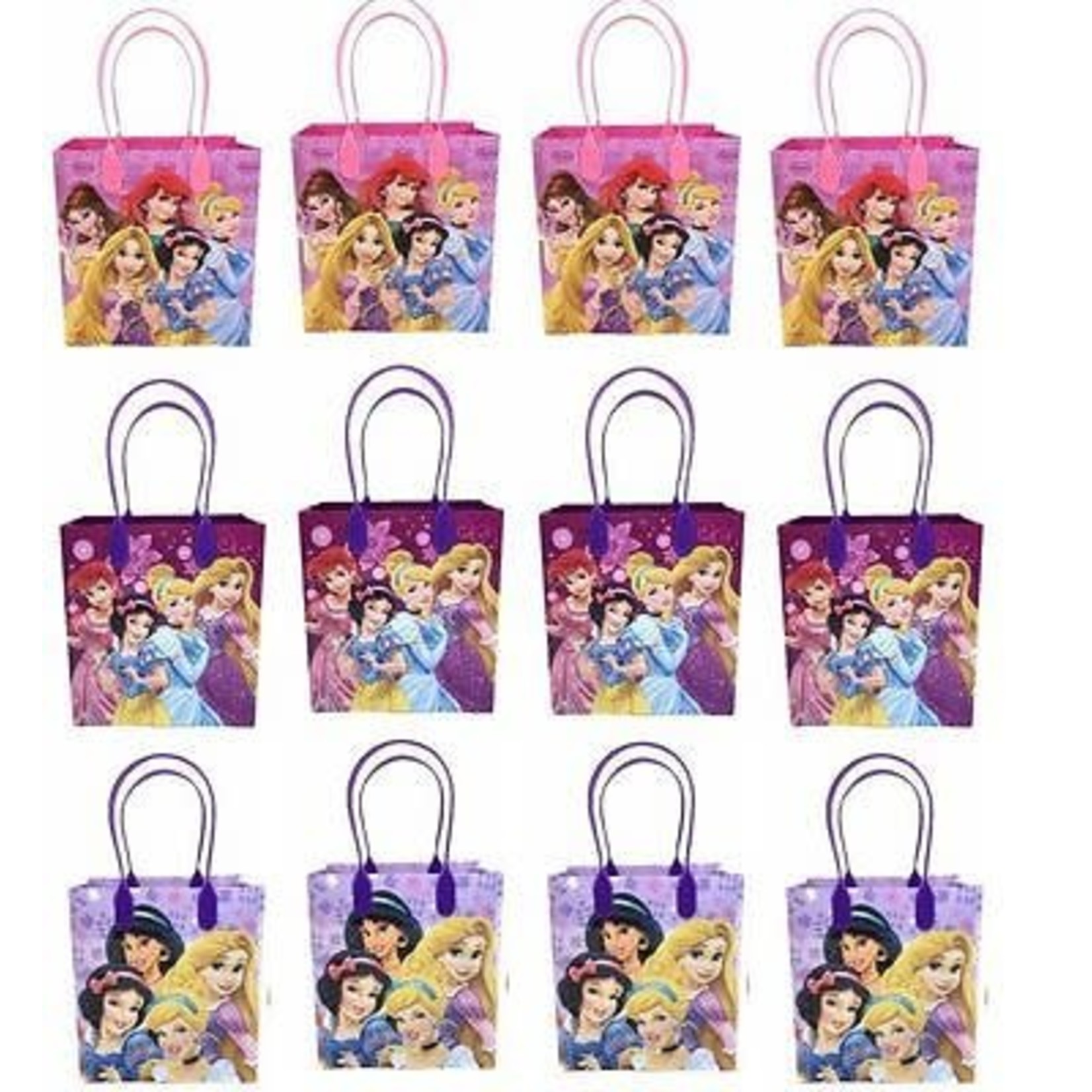 Disney Princess Plastic Treat Bags 12pcs