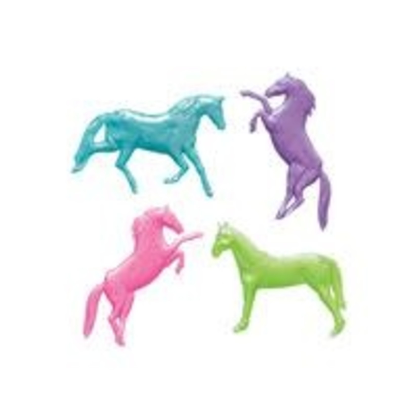 Toy Pearlized Stretchy Horses 8ct