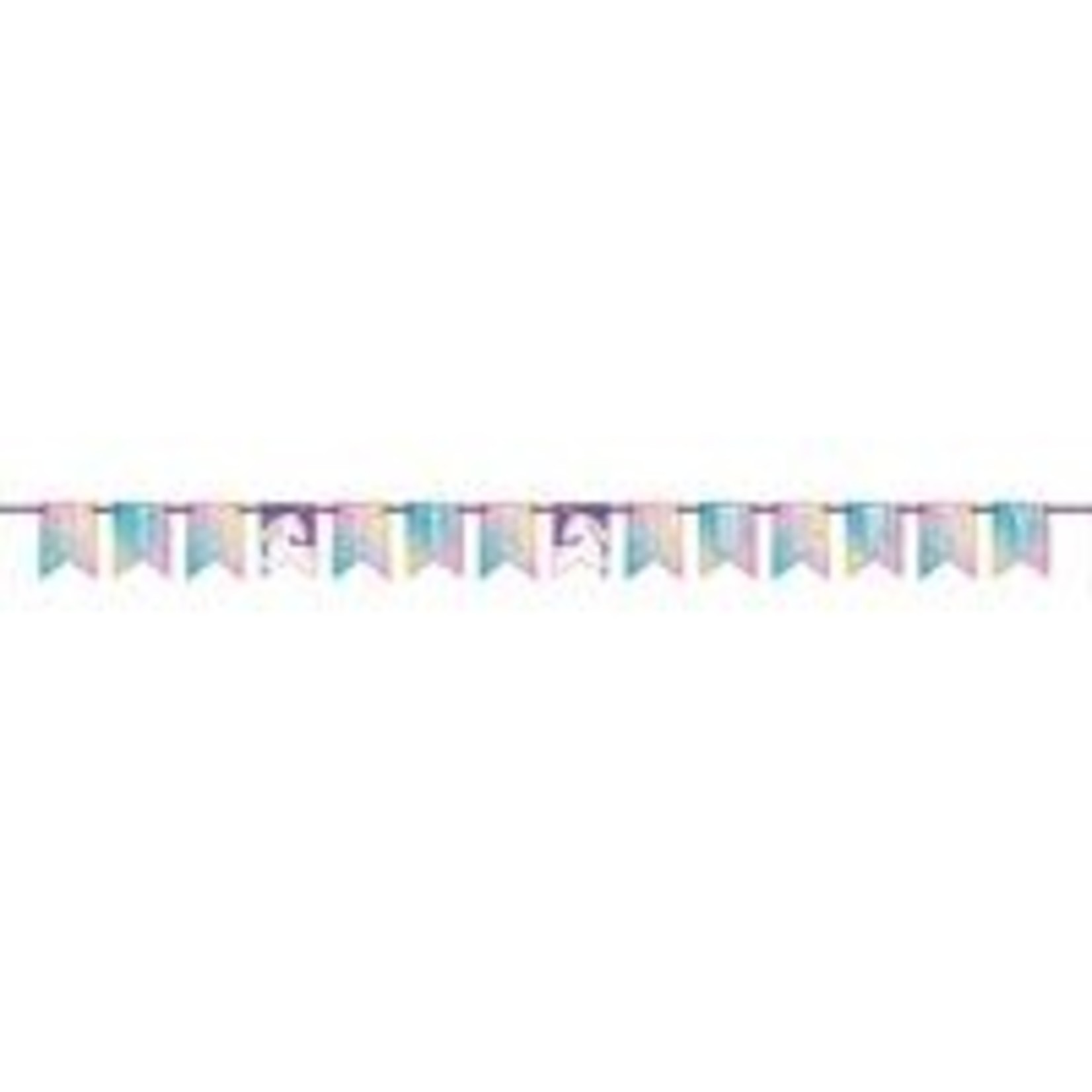 Unicorn Party Pennant Banner 7 ft