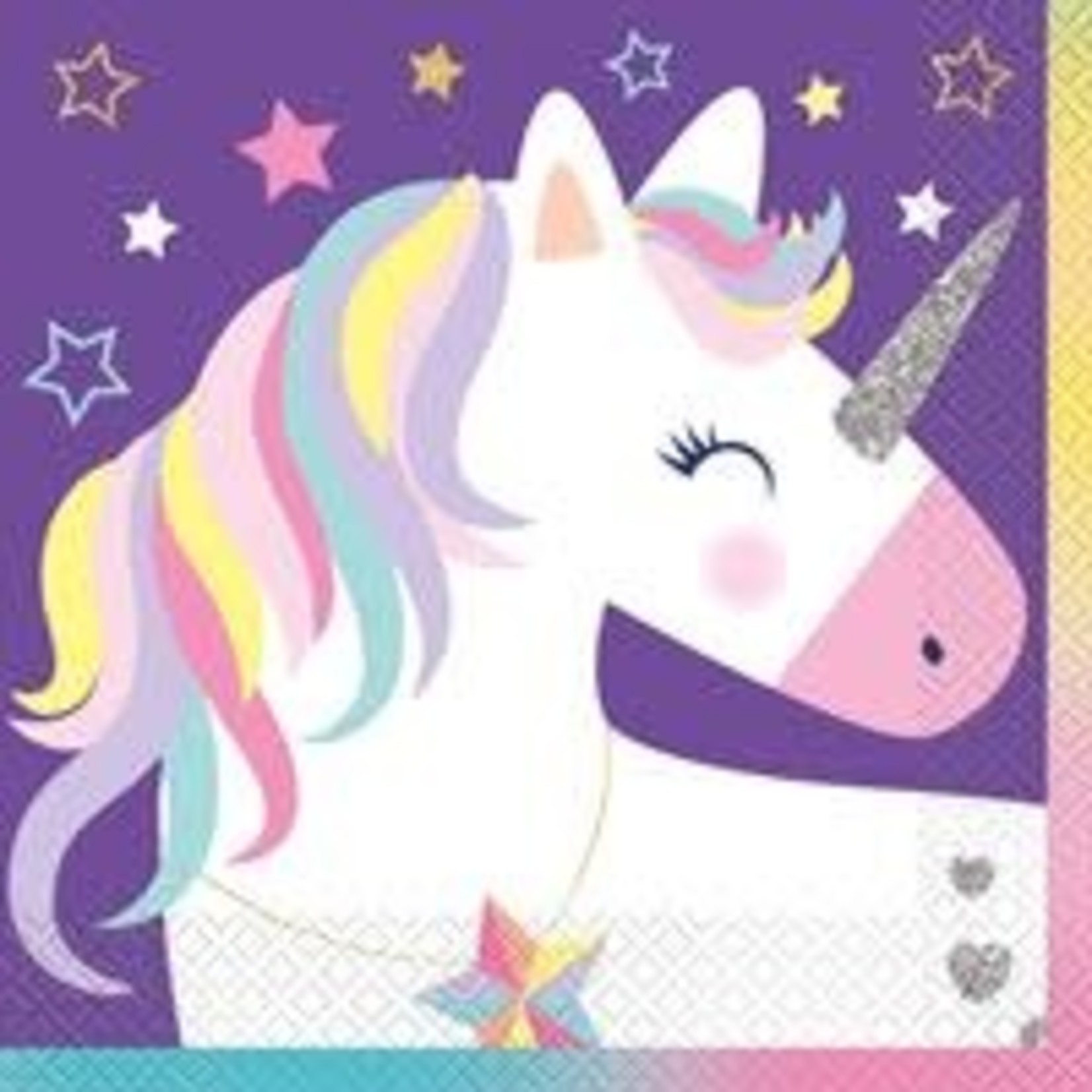 Stars & Unicorn Luncheon Napkins 16ct