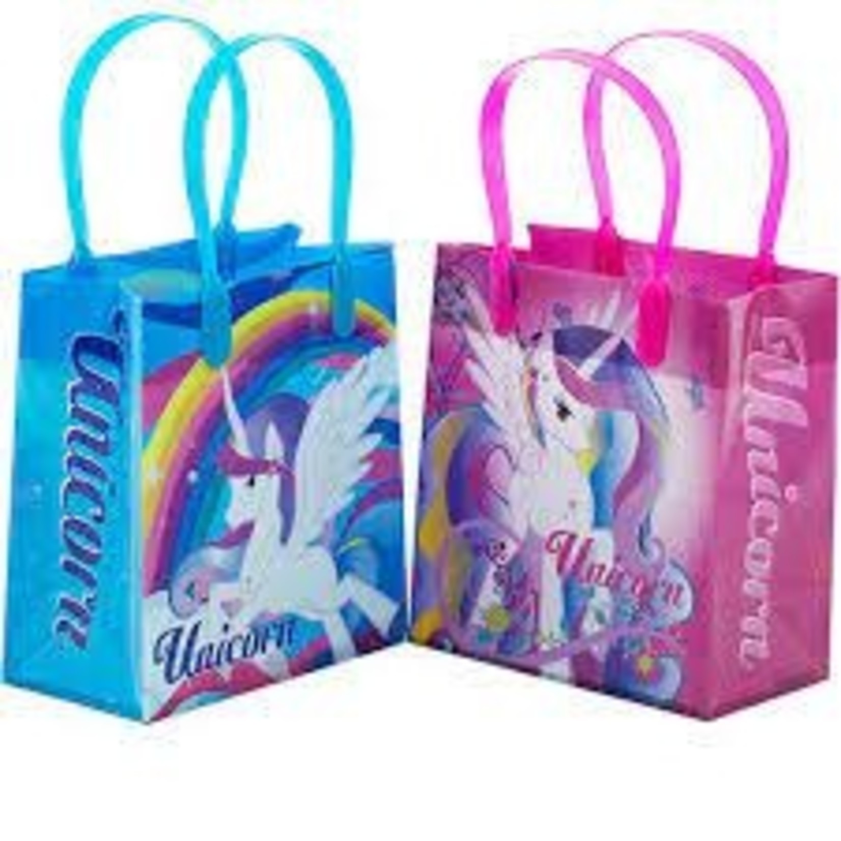 Unicorn Plastic Treat Bags 12ct