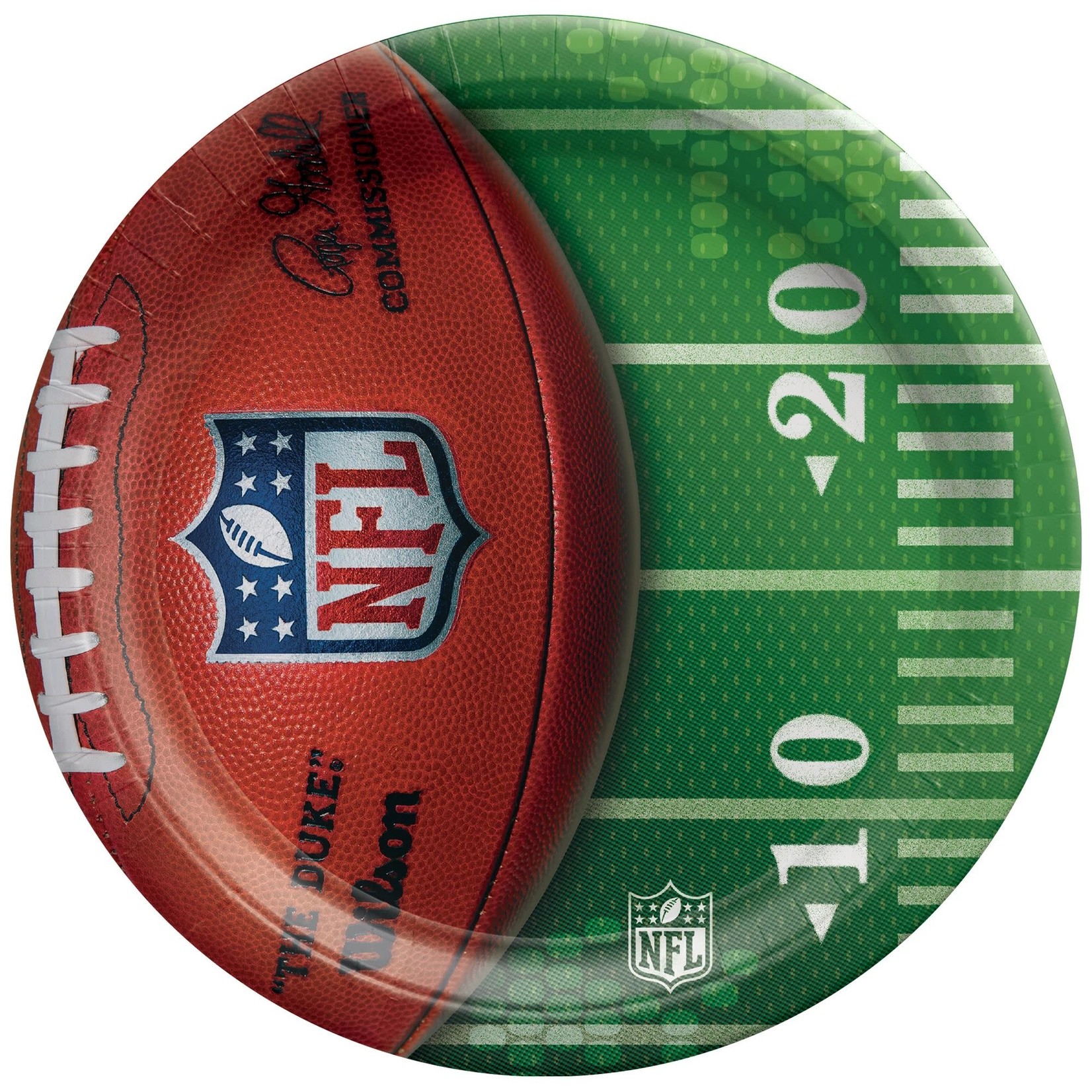 Football Plates 7"