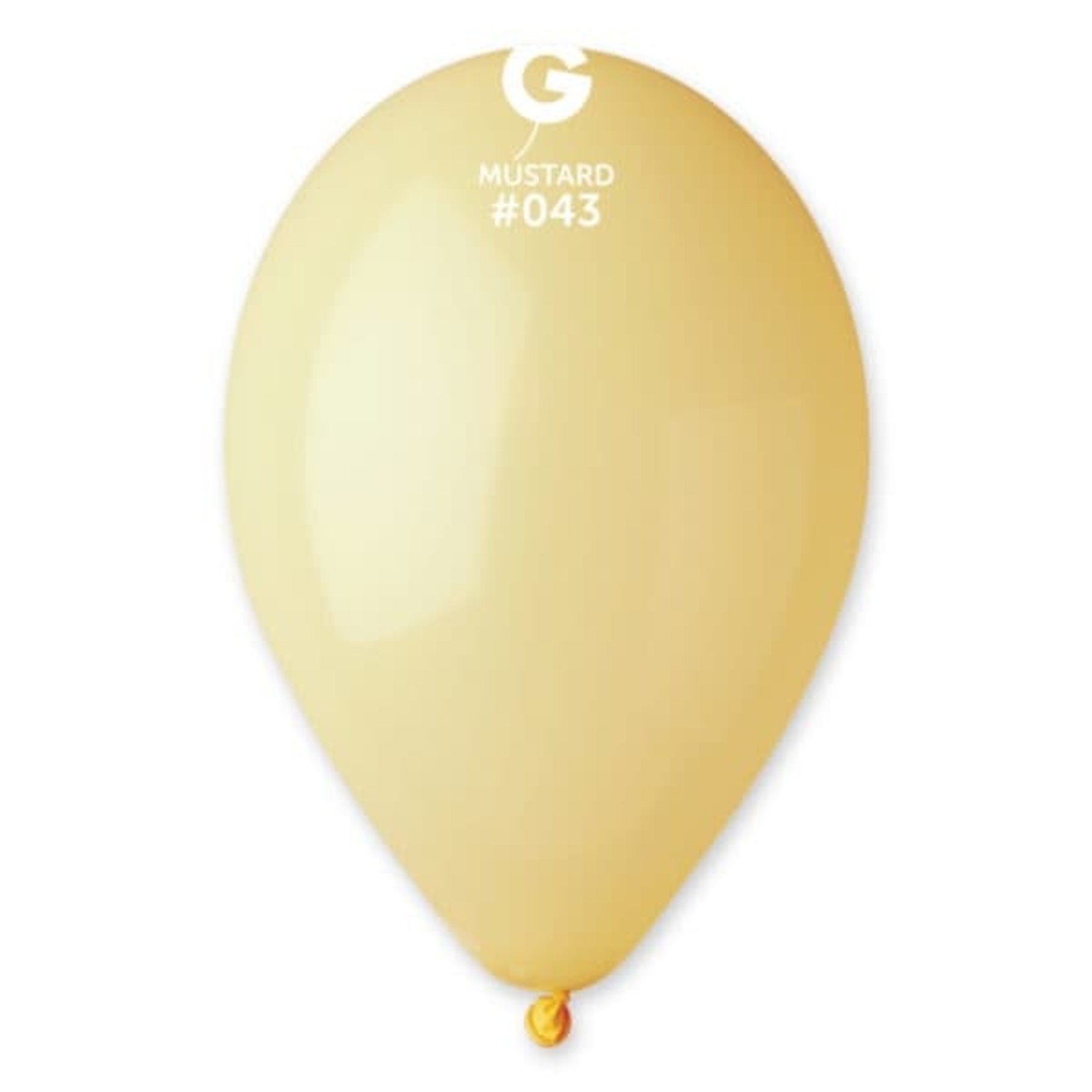 Gemar Gemar 12" Mustard Baby Yellow 50pcs