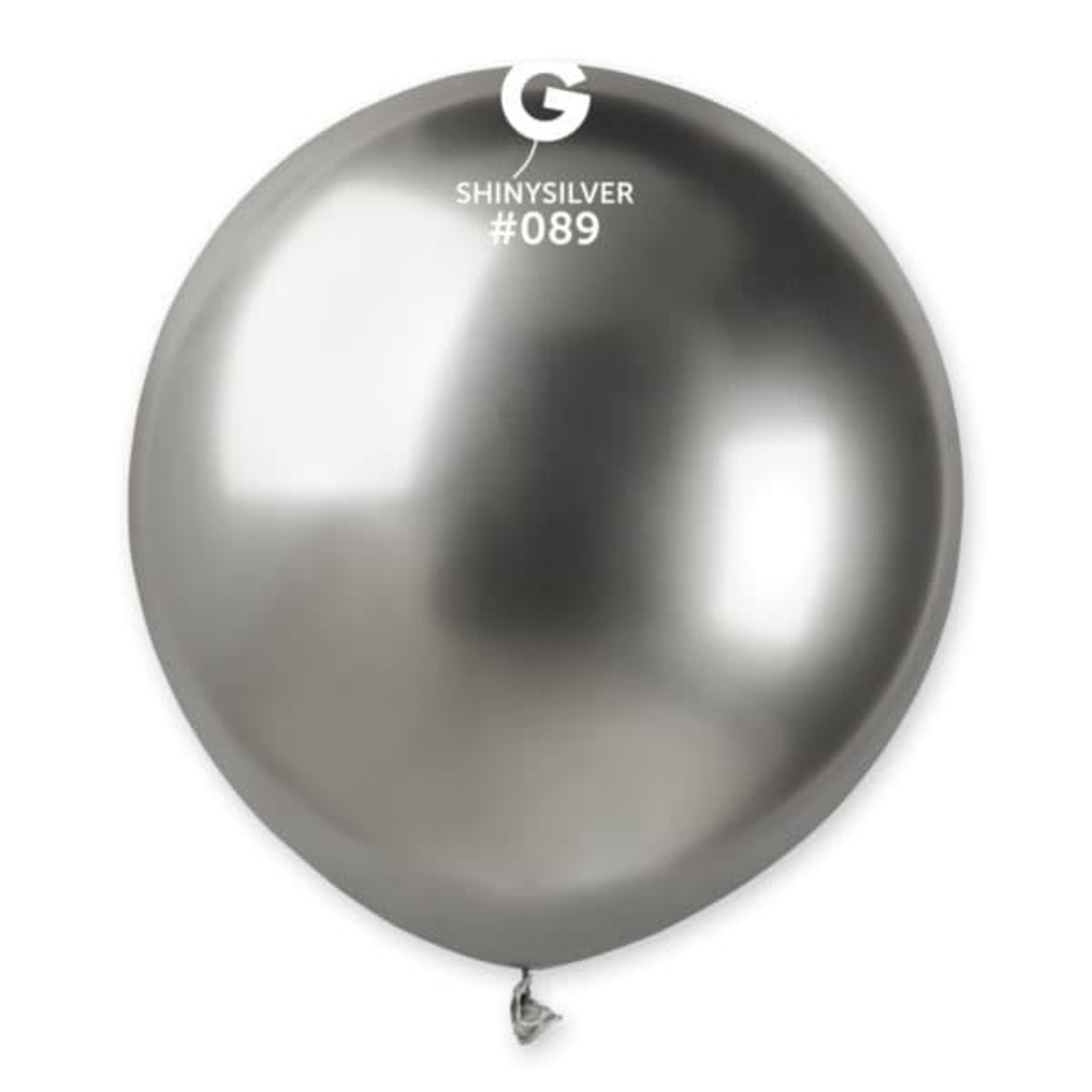 Gemar Gemar 19" Shiny Silver 25ct Balloon