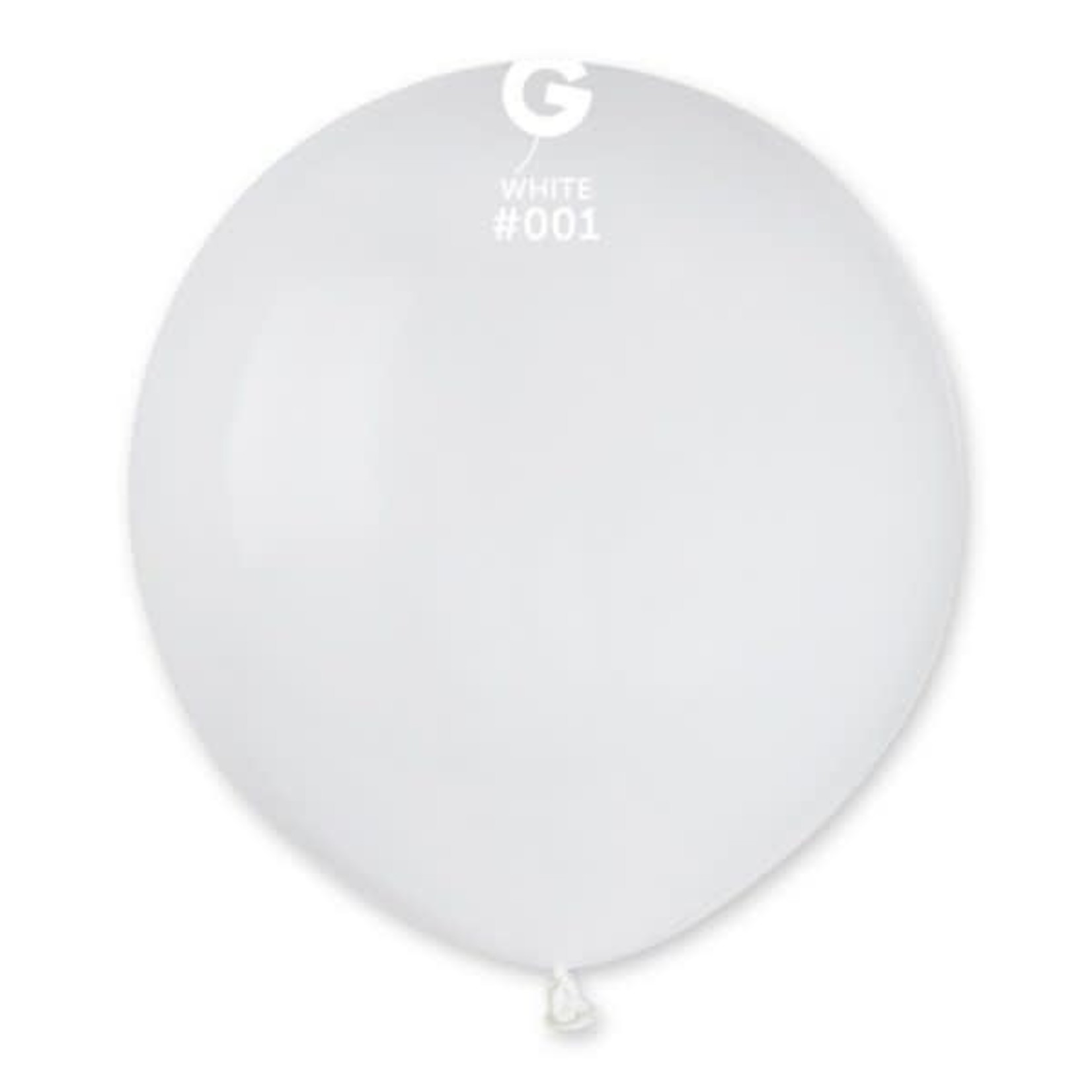 Gemar Gemar 19" White 25ct Balloon