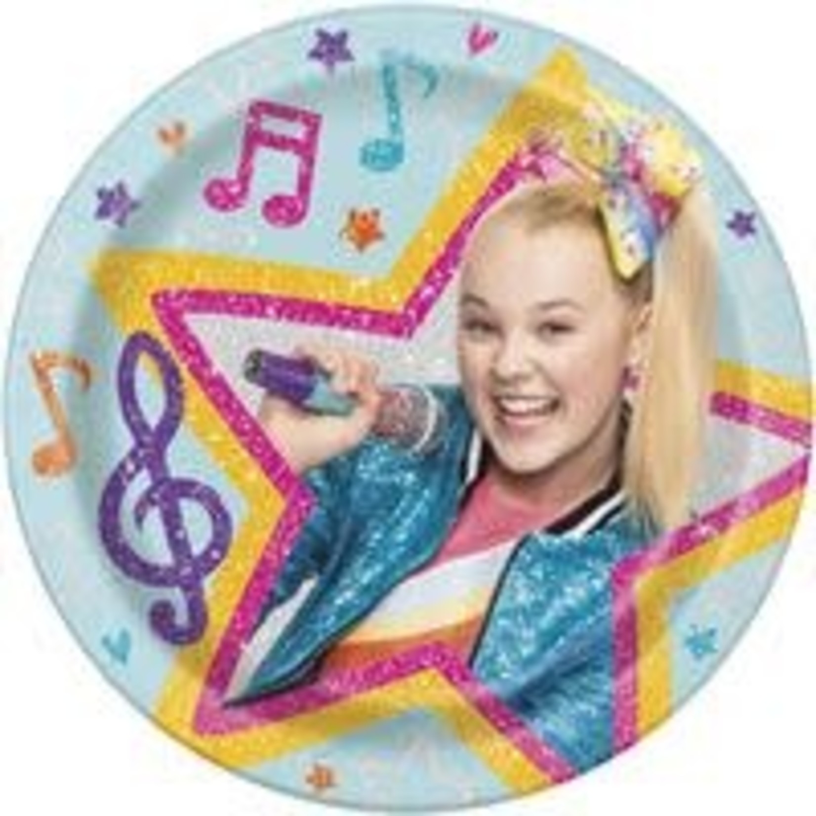 JoJo Siwa Round 9" Dinner Plates 8ct