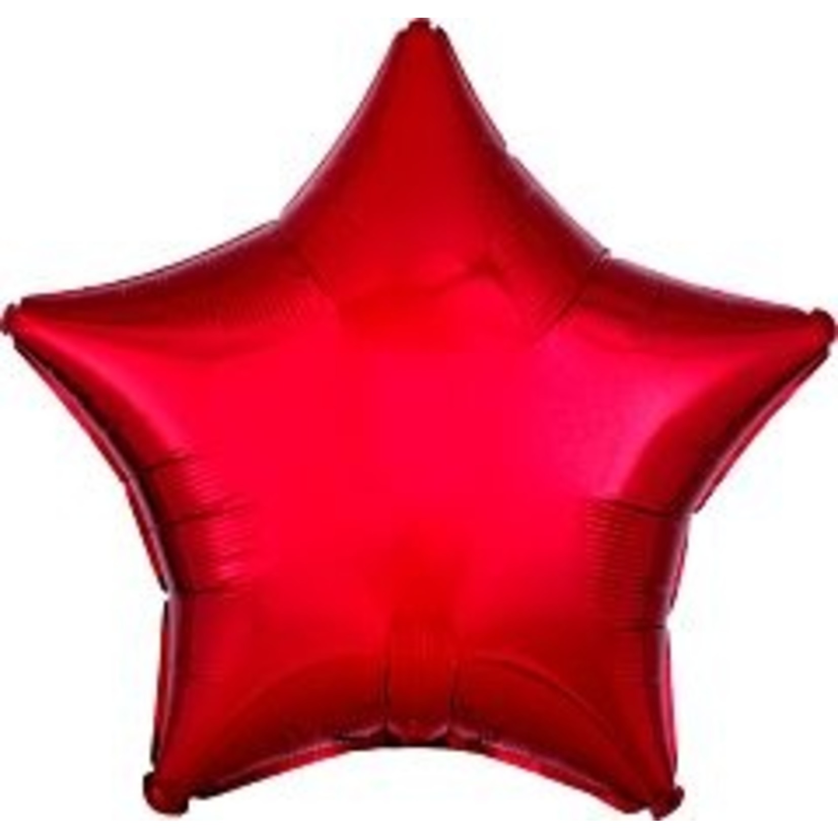 Anagram 18" Metallic Red Star Balloon