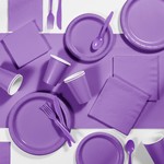 Purple Violet Tableware