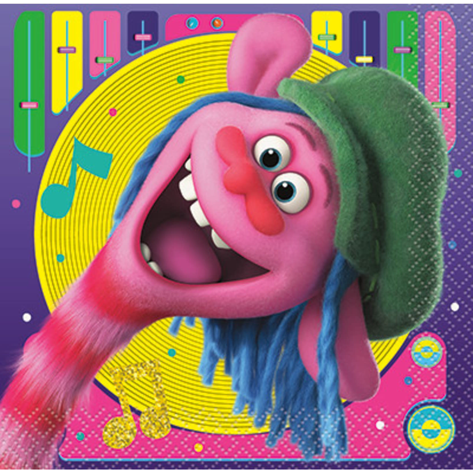 Trolls World Tour Napkins 16ct