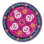 Day Of The Dead Luncheon Plates