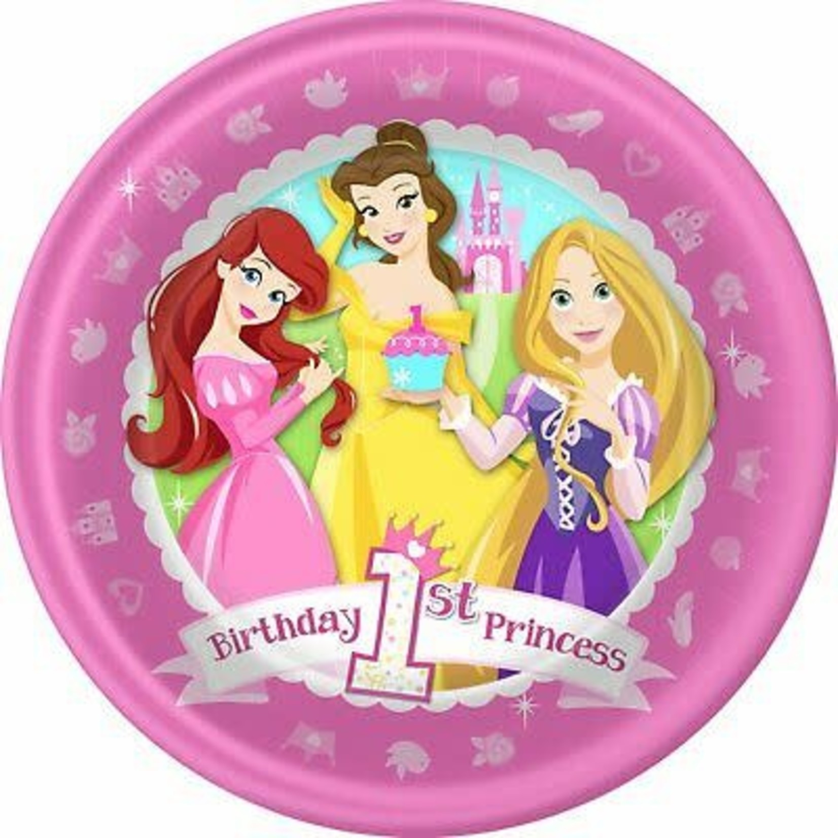 Princess Baby 9" Plates 8pcs