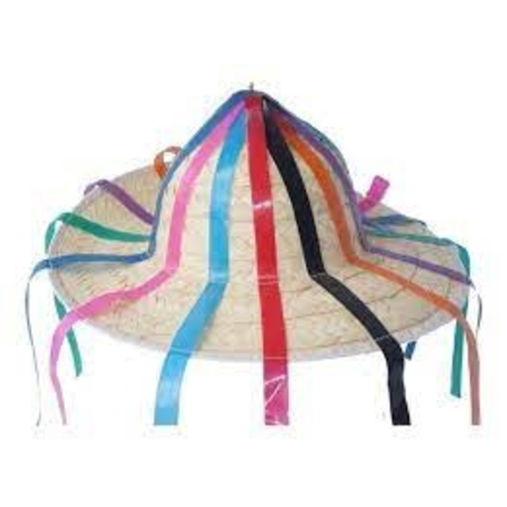 Sombrero con Colgantes de Colores