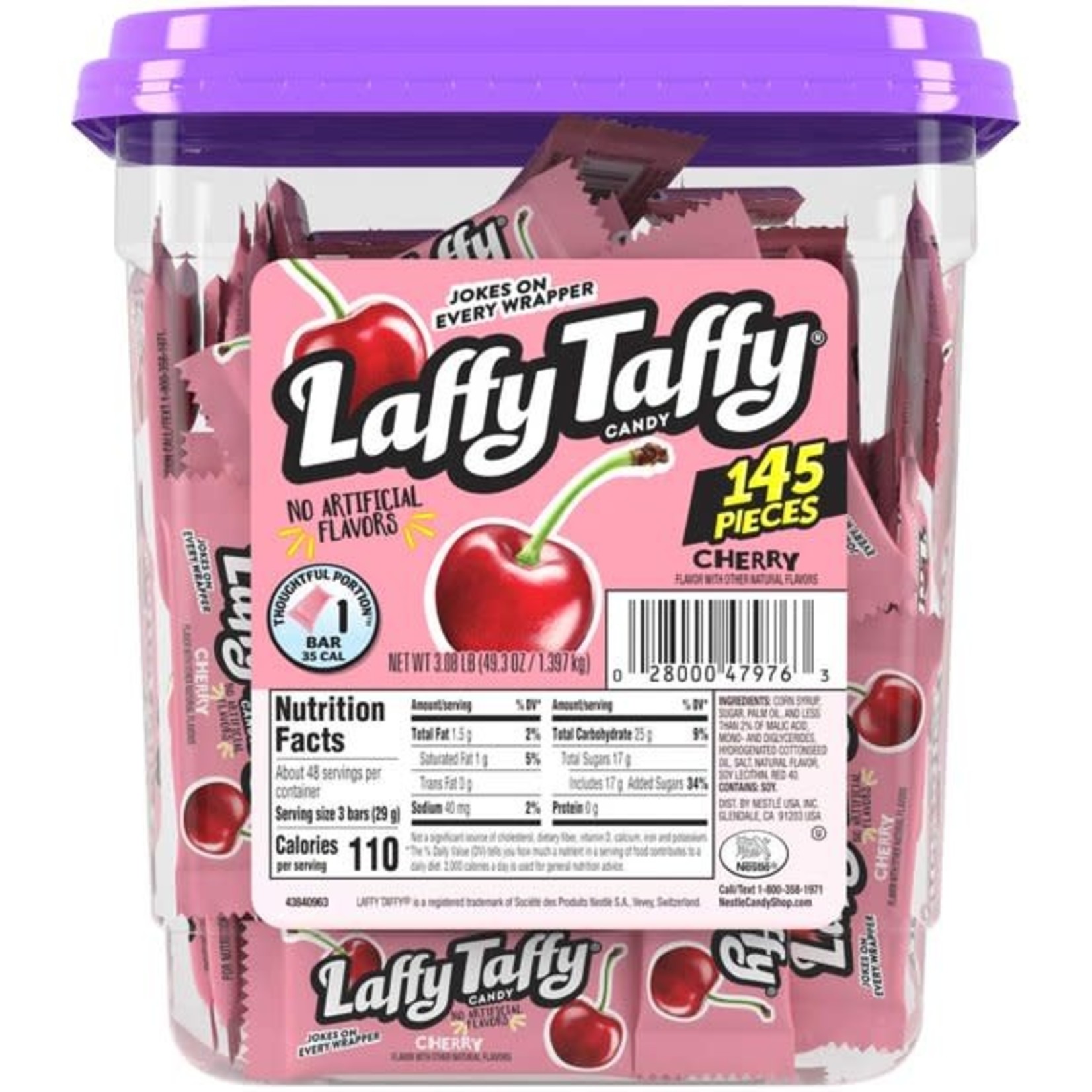 Laffy Taffy Cherry 145ct