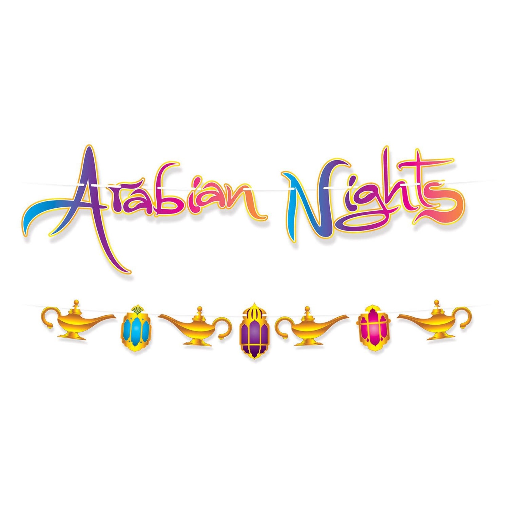 Aladdin Arabian Nights Streamer Set 2 in 1