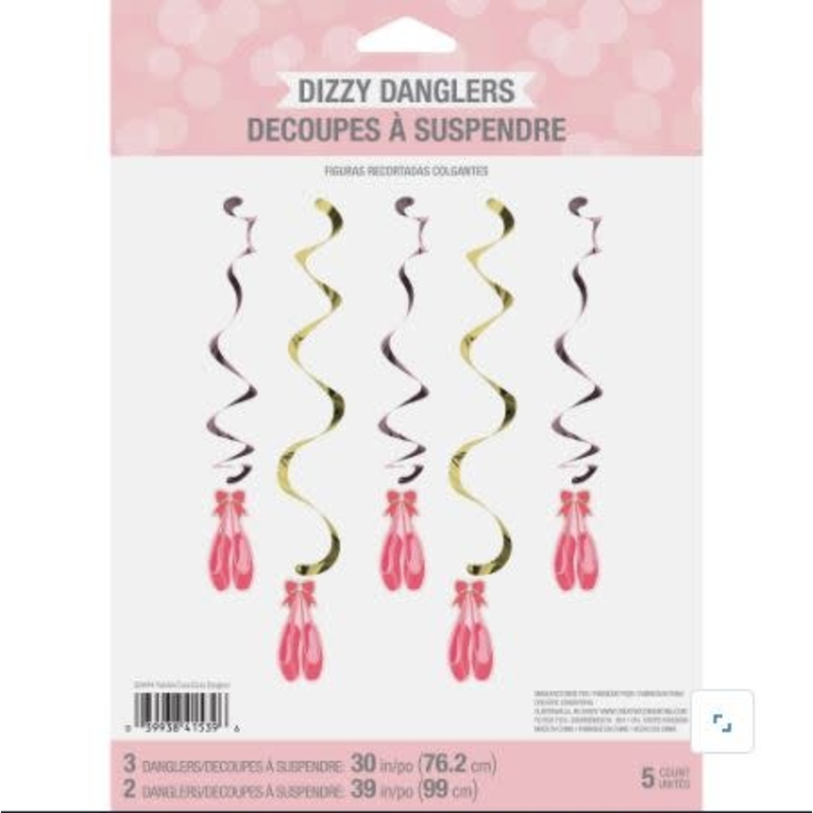 Twinkle Toes Dizzy Danglers 5ct