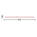 Twinkle Toes Shaped Ribbon Banner 1ct