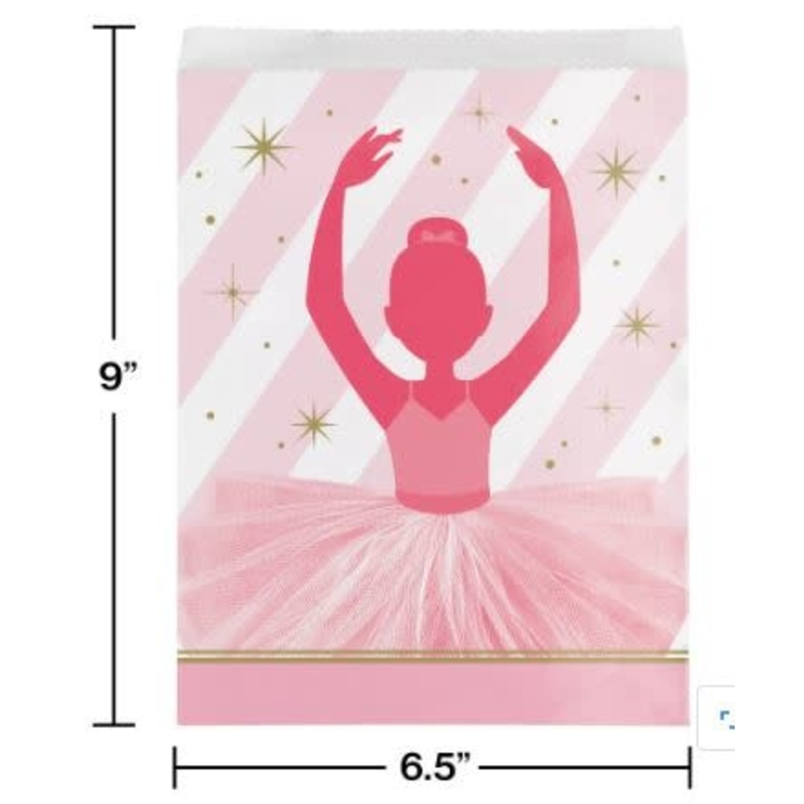 Twinkle Toes Treat Bags 10ct