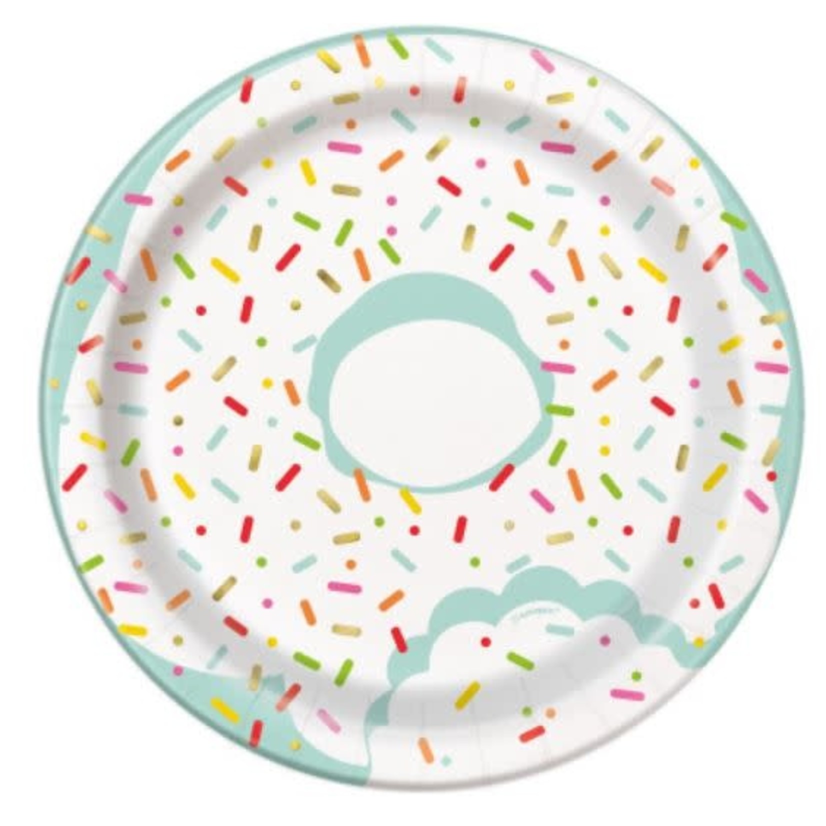Donut Party 7" Plates 8ct