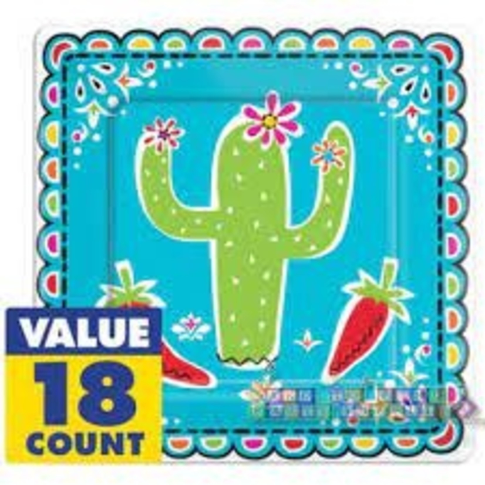 Fiesta Plates 18ct