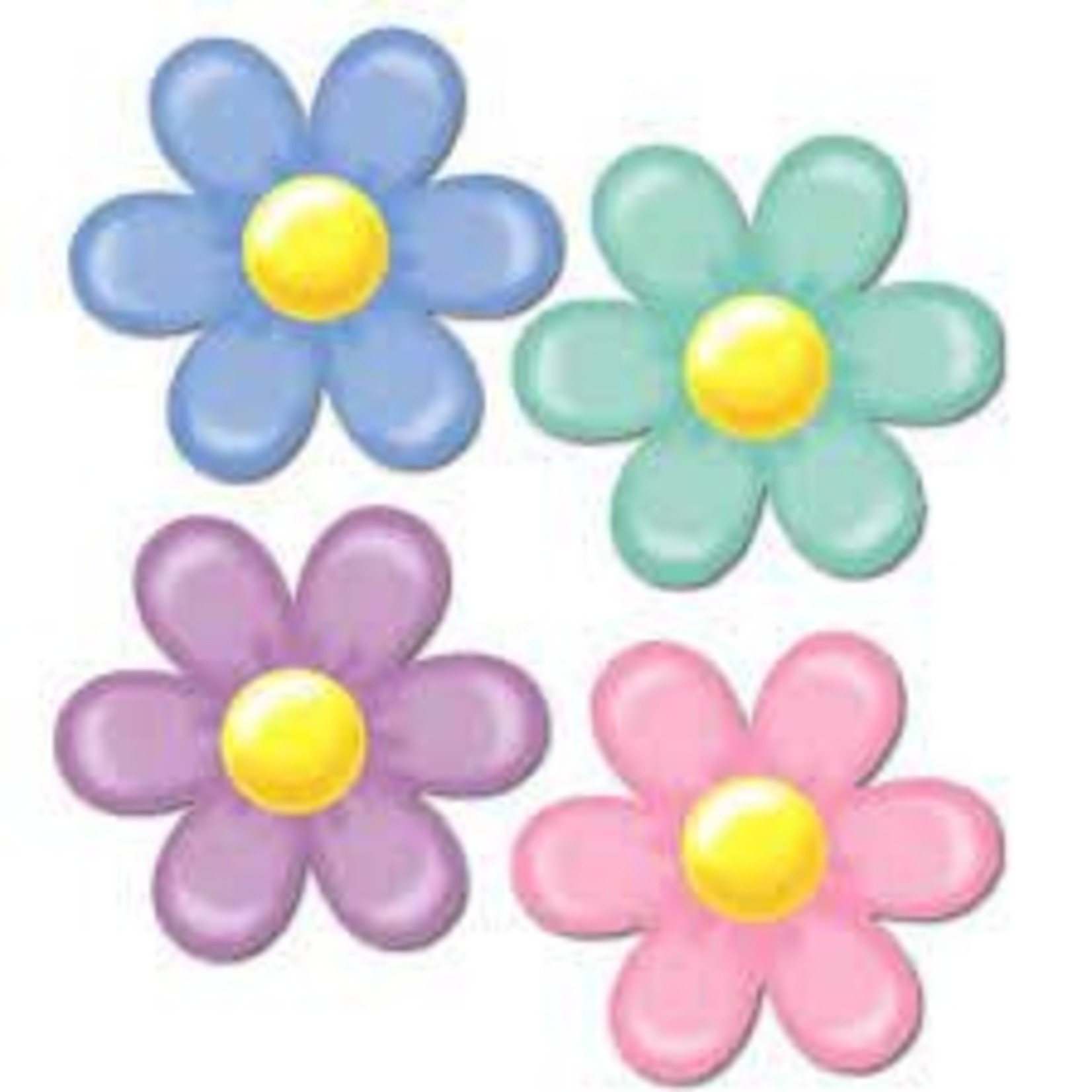 Retro Flower Cutouts