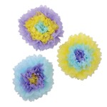 Tissue Flowers 3ct