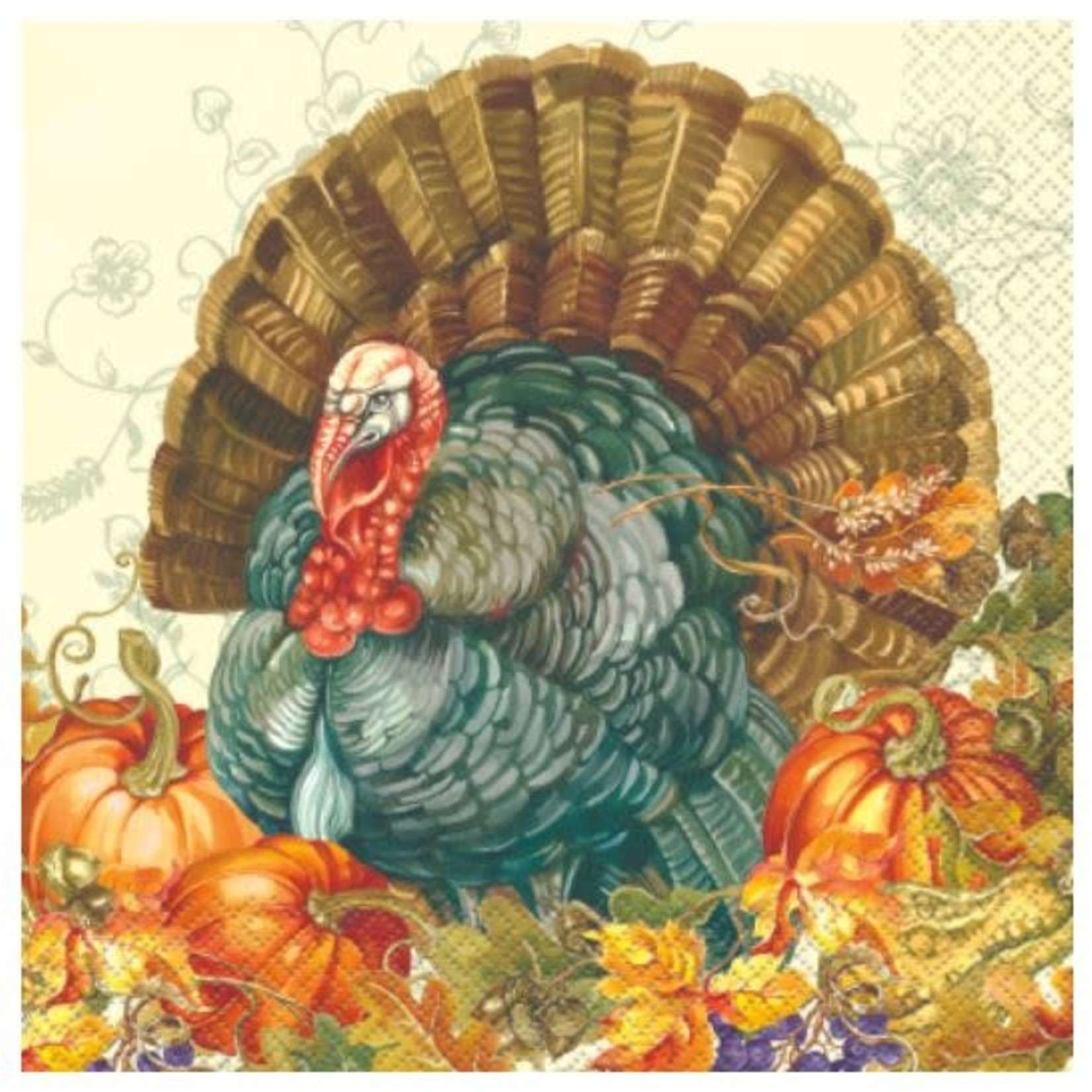 Traditional Thanksgiving Luncheon Napkins  16pcs