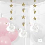 Stylish Swan Party Hanging Cutouts