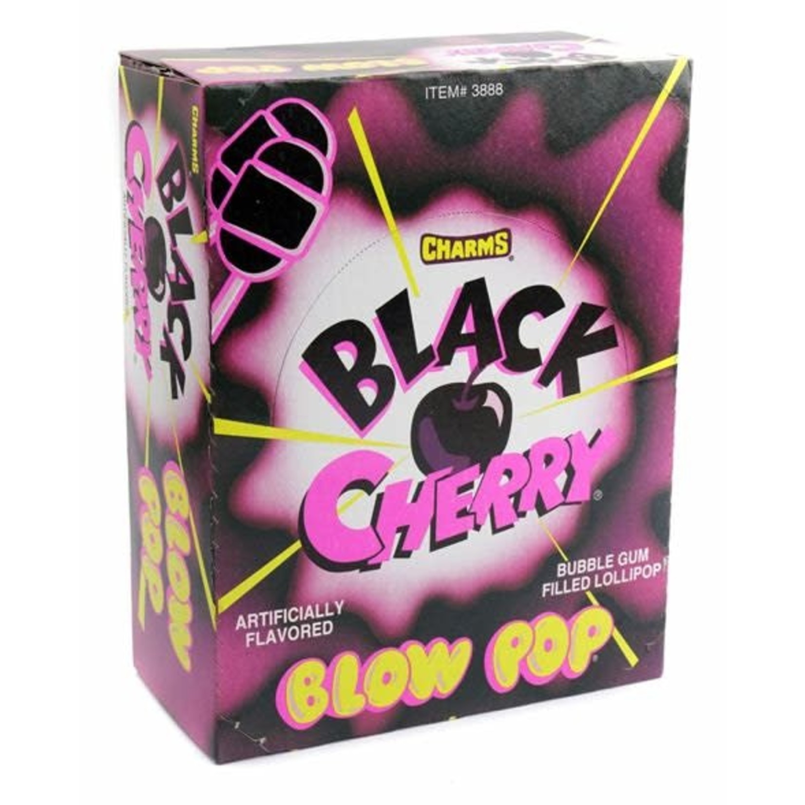 Charms Blow Pop Black Cherry 48ct.