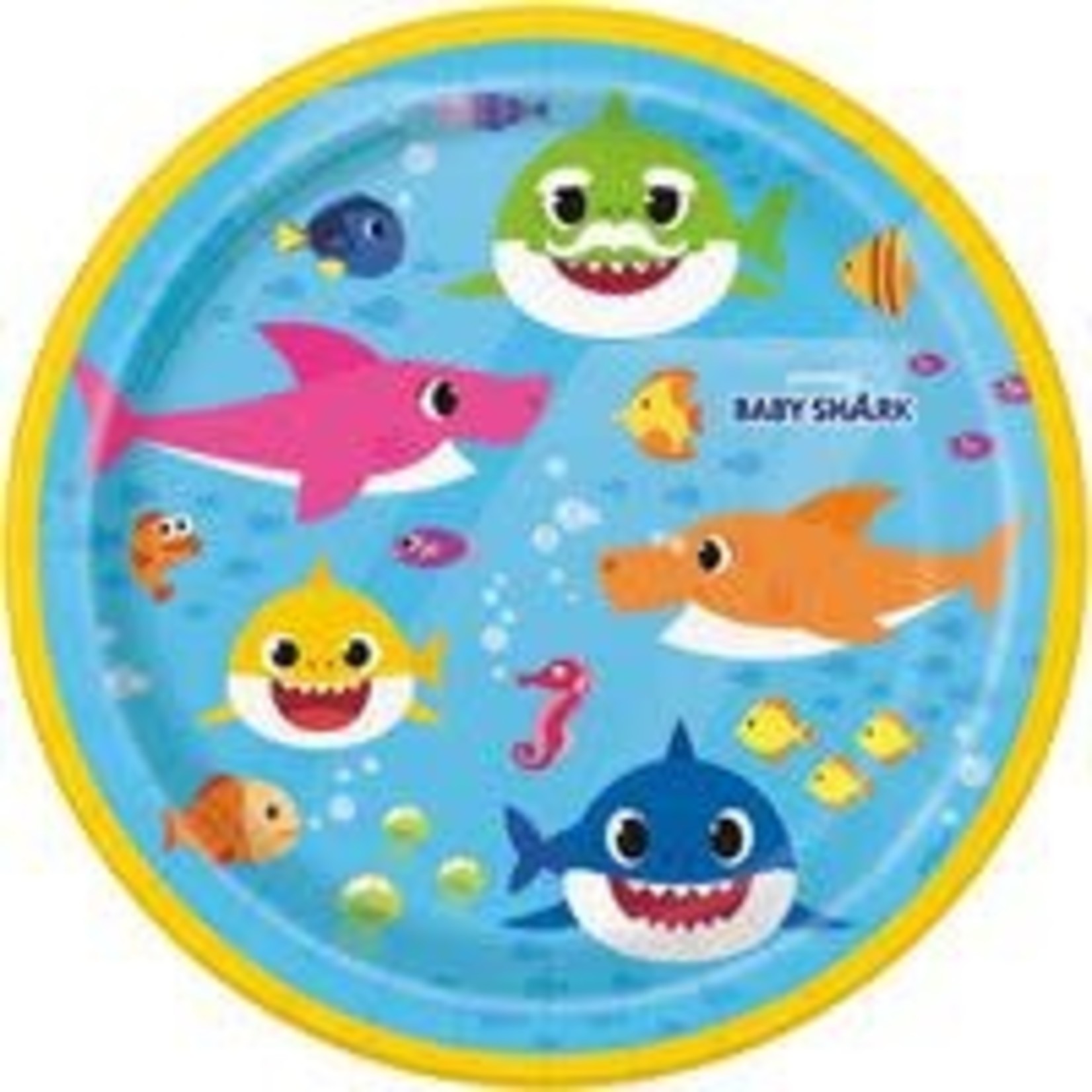 Baby Shark 7" Plates