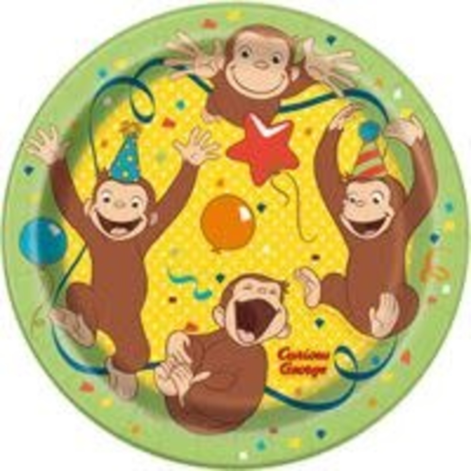 Curious George Plate