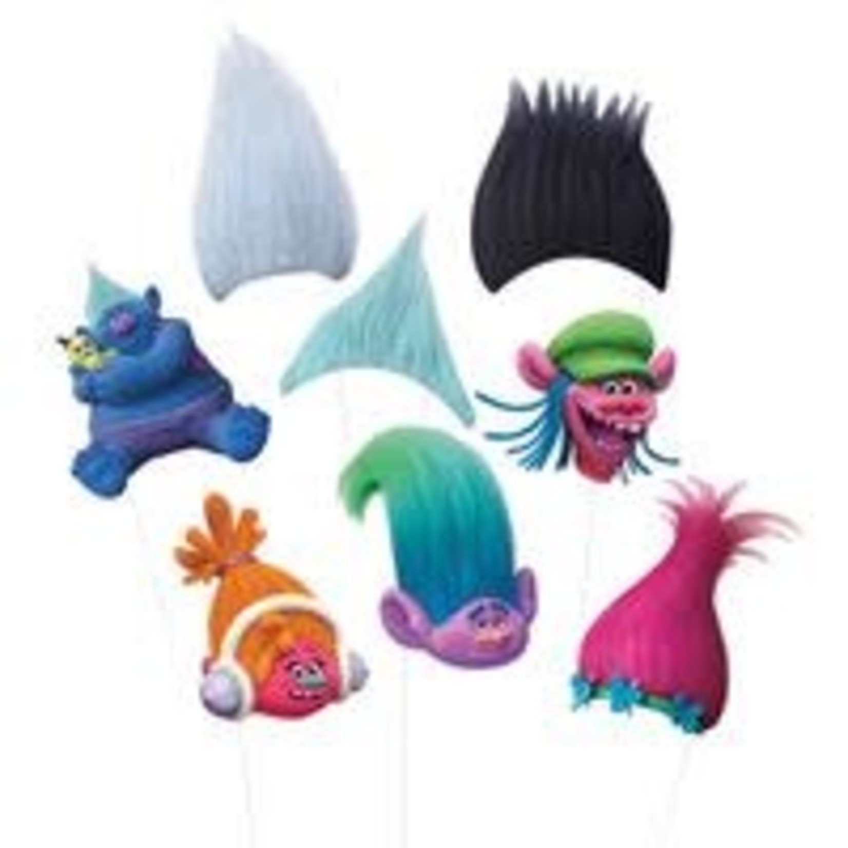 Trolls Photo Props