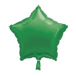 18" Green Solid Star Balloon