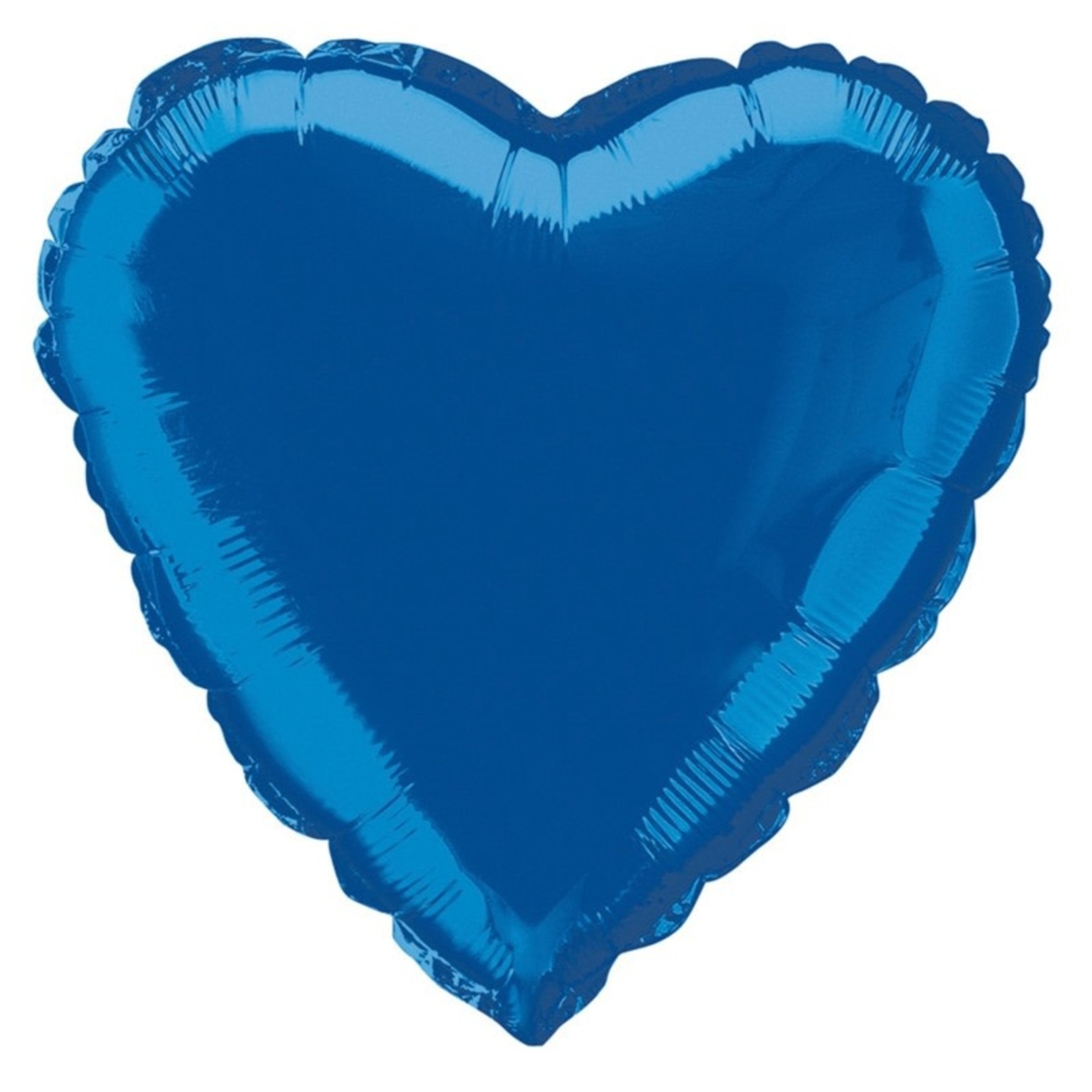 18" Royal Blue Heart Foil Balloon