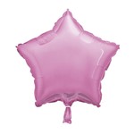 18" Pastel Pink Solid Star  Foil Balloon