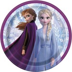 7" Round Frozen 8ct Plates