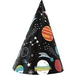 Outer Space Party Hats 8ct.
