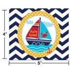 Sailboat Ahoy Matey Invitations 8ct